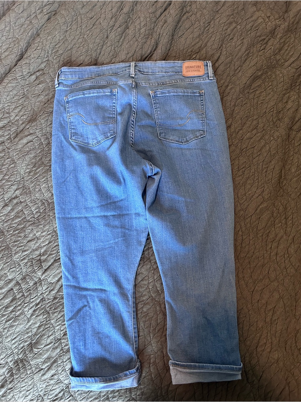 Mid Rise Capri Jeans Levi Strauss Signature - Size 16 - Picture 4 of 7